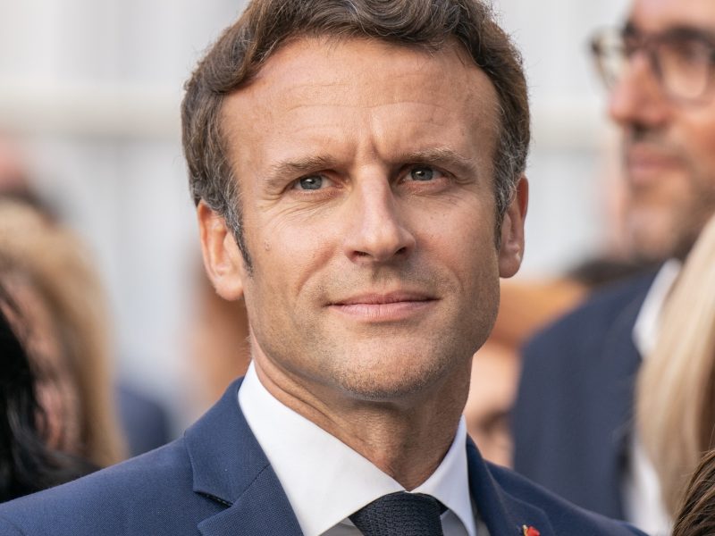 macron facebook profilkép